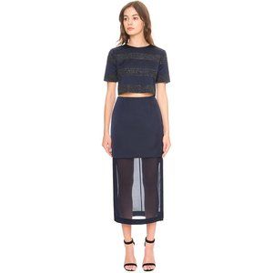 Northern Lights Skirt NAVY- (CROP TOP AVAILABLE SEPARATELY! )
